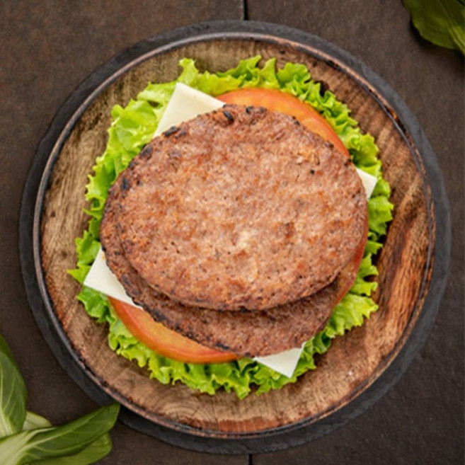 베지테리언 비건을 위한 채식 대체육 콩고기 패티 쏘이버거(패티) 240g x 2개