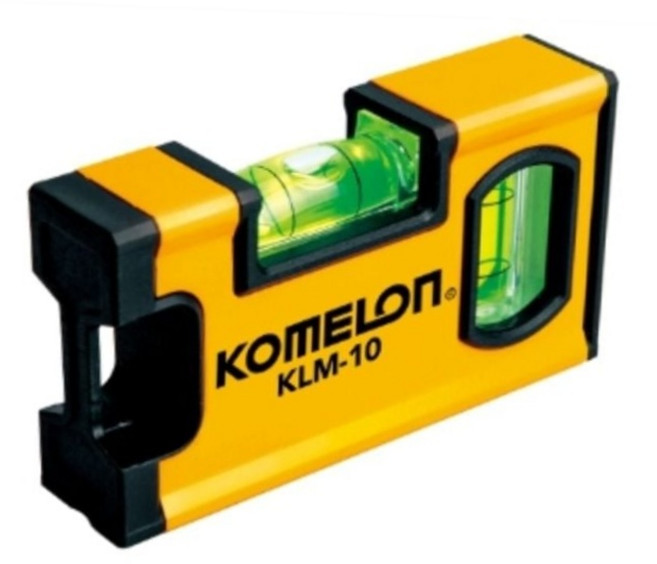 코메론 미니 자석 수평대 100mm 정밀 수평계 klm-10 작업공구 수평측정기 수평기, 1