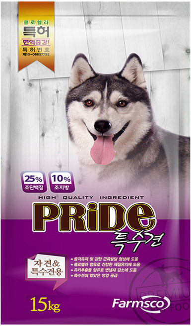 강아지 사료 - 프라이드특수견15kg, 1개, 15kg