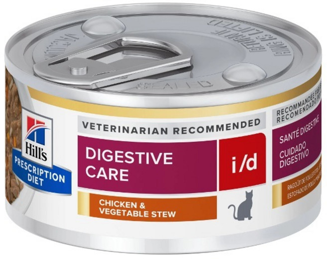 힐스 캣 고양이 id i/d 82g(스튜형) 습식 캔 소화장애 성장발육, 1개, 82g