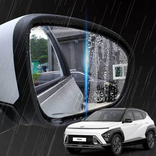 디올뉴 코나 전용 사이드미러 발수 코팅 필름 bri*1062TN, 216번, 1개