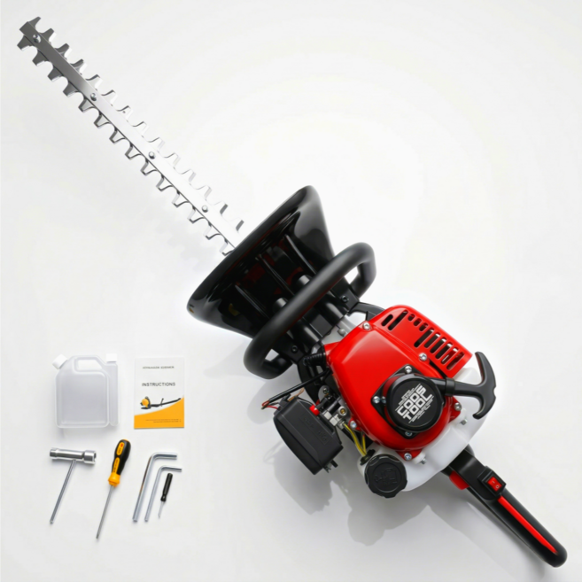 코스툴 엔진 전정기 전정톱 트리머 전지톱 조경 톱 가지치기 정원 2행정 양날, 1개