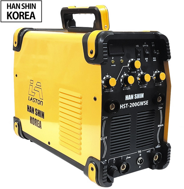 한신 다기능 아크 알곤 플라즈마절단기 HST-200GWSE 연속작업 휴대용 용접기 프라즈마 절단기 PLASMA CUTTER, 1개