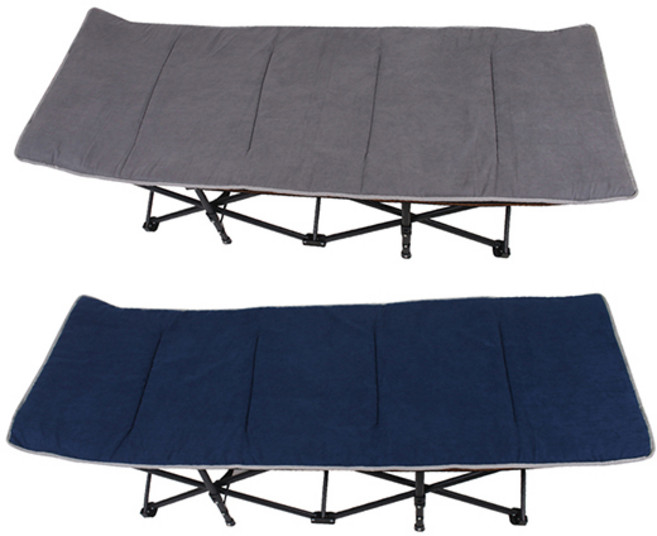 알파카 캠핑 야전침대 전용 쿠션 커버 매트 그레이, 단품