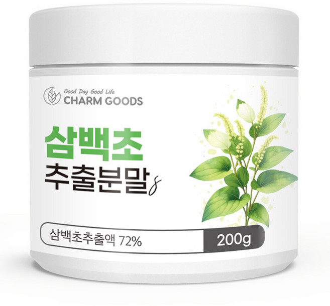 식약청인증 삼백초추출물 분말 가루 100% 국산 국내산 식약처 HACCP 인정, 1개, 200g
