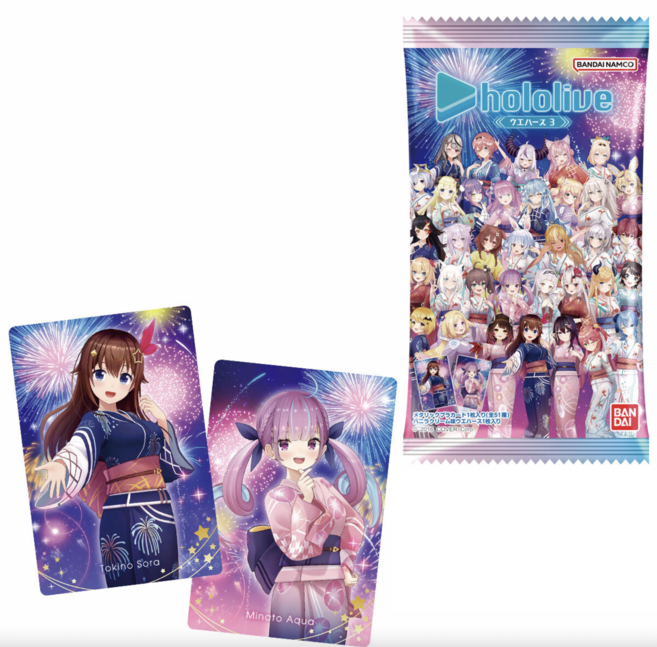 홀로라이브 카드 3탄 /홀로라이브굿즈 애니굿즈 홀로라이브웨하스카드