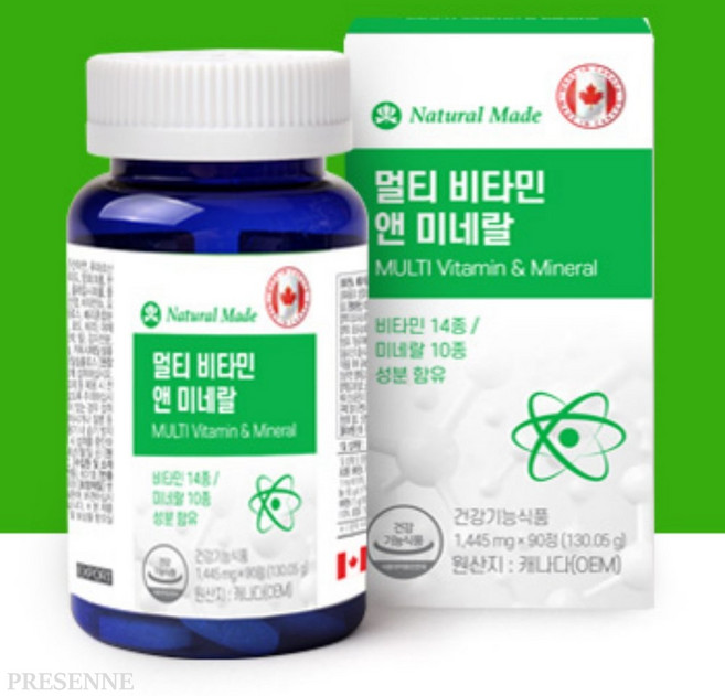 멀티비타민앤미네랄 여성 활력 필수 종합 비타민 20대종합비타민 중년 우먼 황산화 엄마 아내 뼈건강 엽산 멀티 회복제 여성종합영양제 식약처 인증 피부 비타민AKBD 연골