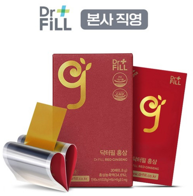 닥터필 홍삼 30매X1박스 (총 30매), 6.8g, 1개