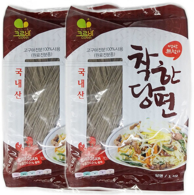 크로바 착한 당면 1kg 2개