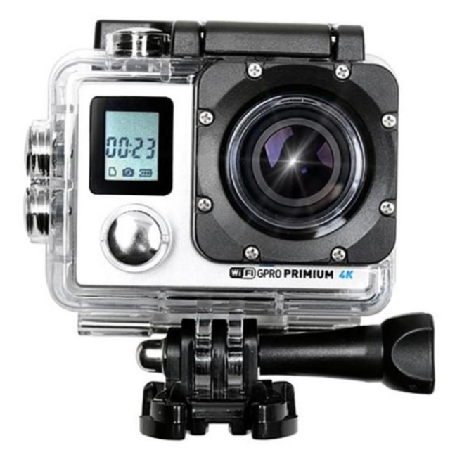 [굿야드] G GOON GPRO-4000 실버 액션캠 4K 방수카메라, 본상품선택, 상세 설명 참조