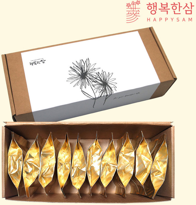 꿀홍삼 정과 절편 선물세트 명절 이바지 답례품, 10개, 20g