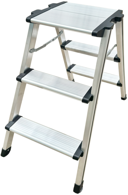 아이지 접이식 안전 발판 사다리 A형 알루미늄 가정용 광폭, 1개