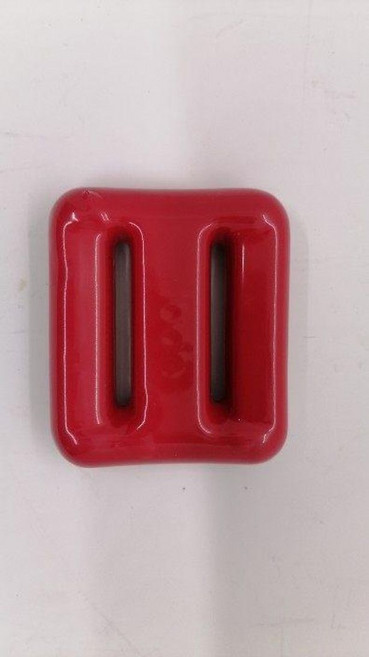 납벨트 스킨스쿠버 잠수 무게추 버클 다이빙벨트 해루질, 레드 러버 코팅 1kg