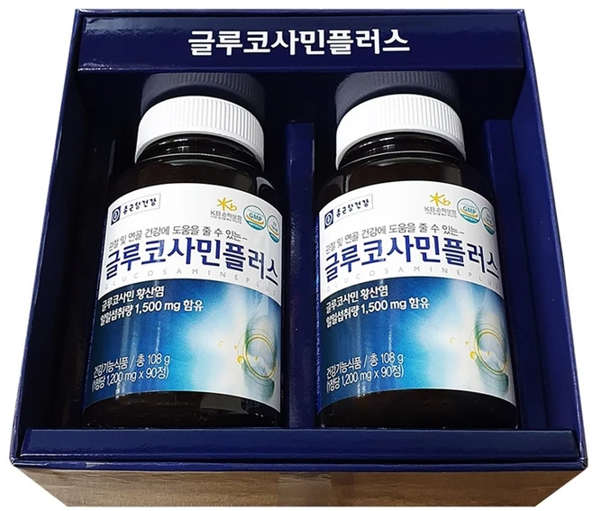 종근당건강 글루코사민 황산염 관절 연골 180정, 90정, 2개 - 쿠팡