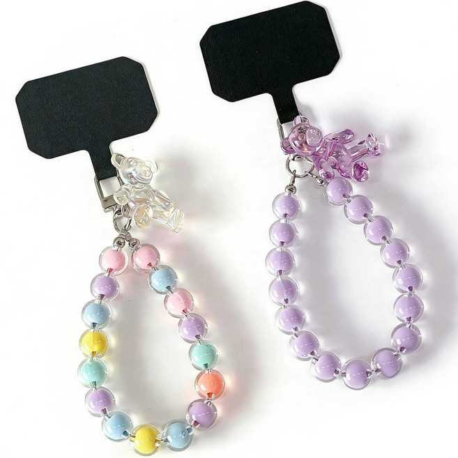 다람앤토리 핸드폰 손목 스트랩 휴대폰줄, 1개, 혼합