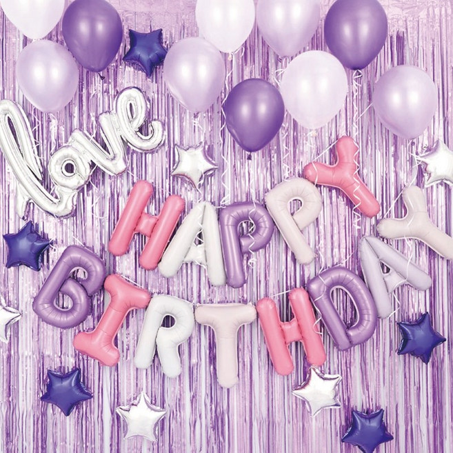 생일파티 풍선장식 홈파티세트 [R세트]