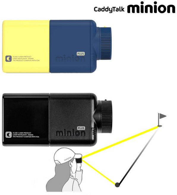 캐디톡 미니온 플러스 골프 거리측정기, 블랙