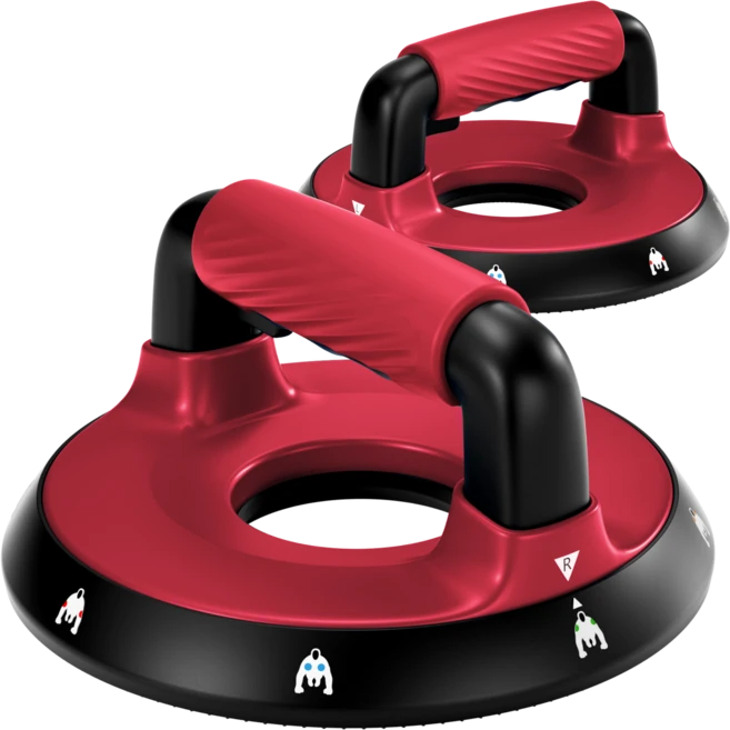 Readaeer 고퀄리티 멀티 팔굽혀펴기 운동기구 논슬립 회전 푸쉬업바, 레드, B0FNR7KPWM - 쿠팡