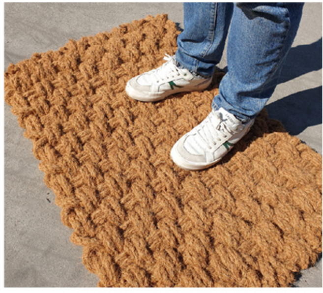 으뜰매트 야자 발판매트 폭 0.6m ~ 0.9m x 길이 0.9m ~ 1.5m, 소(0.6m x 0.9m), 1개