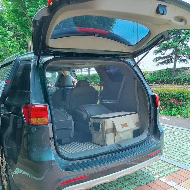 빅쓰리몰 차량용 차박 트렁크 모기장, 대형블랙 2P