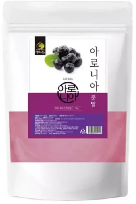 아로니아 분말 1kg 아로니아가루 아로니아분말 아로니아원액 동결건조 건강식품 선물용, 1개