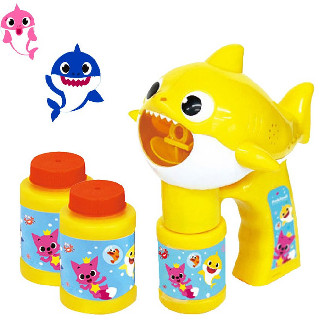 핑크퐁 아기상어 멜로디 자동 버블건, 1개