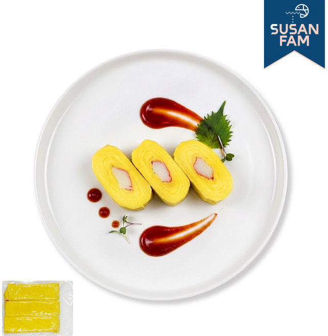 맛살계란말이 780g 냉동 반찬용 계란말이 업소용