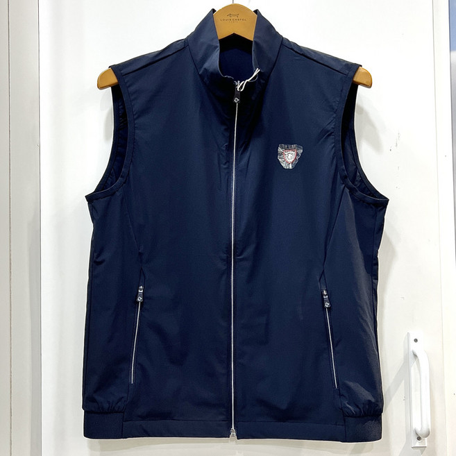 [행복한백화점][루이까스텔]SS 등판 루카 프린트 집업 베스트 남성 조끼 7MEJP305, 엘로우[Y]