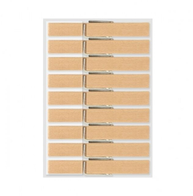 특대 09개입 유니아트 봉(1개입) 1000 나무집게 7.2cm 원목