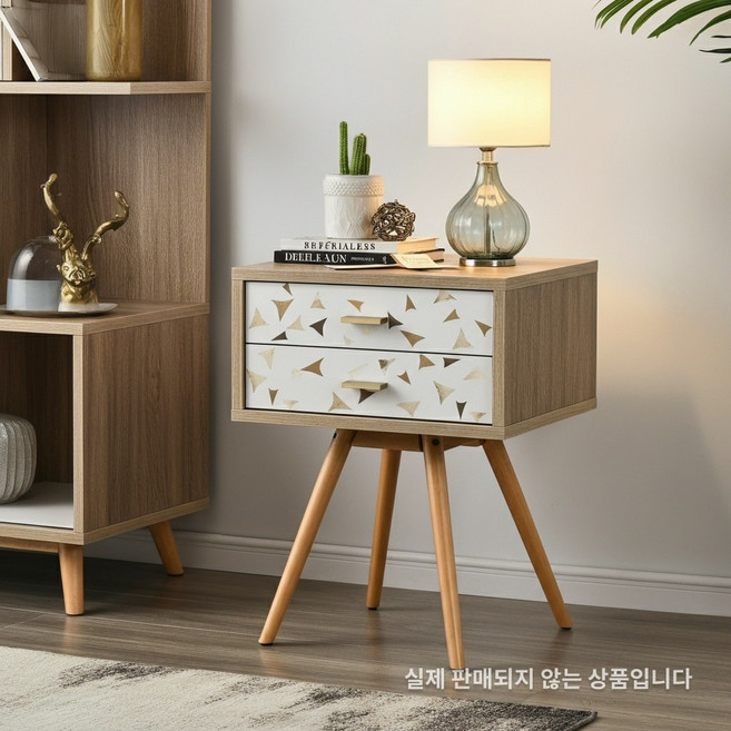 라토아 모던 에스닉 우드 서랍장