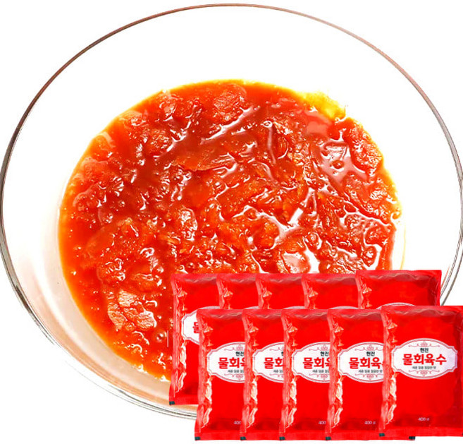 제주식물회육수 400G 10팩 한팩으로 완성되는 명품육수 국내산