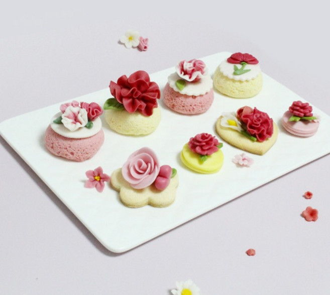 어버이날 꽃 선물 카네이션 가정의달 대용량 만들기 세트 DIY 키트 라이스클레이 쌀이랑놀자, 대용량 반달떡KIT, 1개