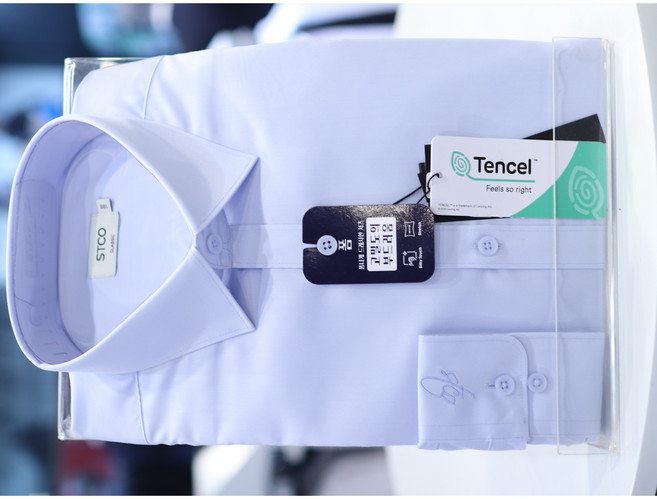 STCO 사계절 블루 텐셀 모달 스트레치 스판 셔츠 (클래식핏) SDSVZ59M