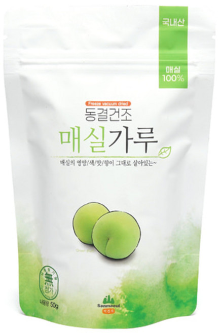 동결건조 매실가루 분말 50g 국내산 푸른샵, 1개