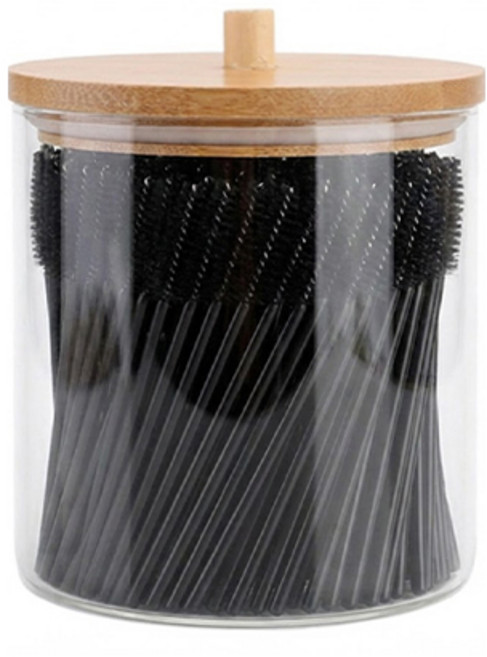 앨리스앤 속눈썹 마스카라 브러시, 200개, 블랙