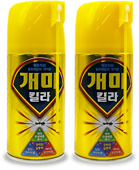 제트파워 울트라 개미킬라 에어졸, 2개, 300ml