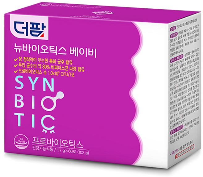 더팜 뉴바이오틱스 베이비 장건강 유산균, 60정, 1개