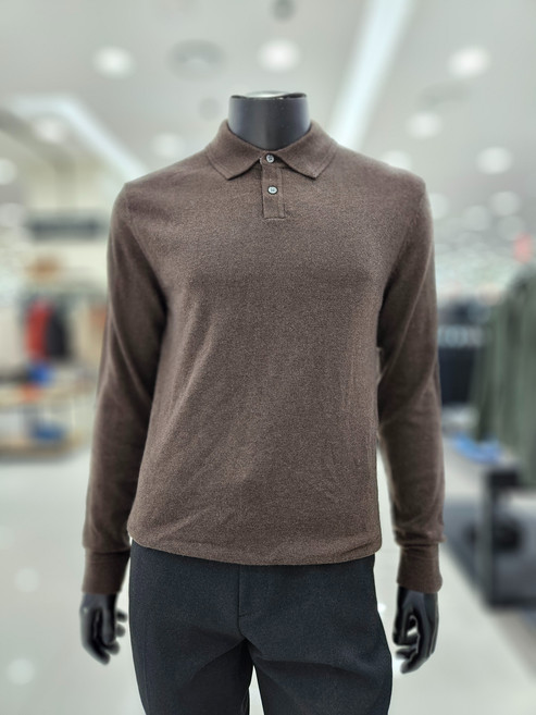 파렌하이트 24F/W 브라운 캐시미어 실크 티에리 풀오버 FJU8513