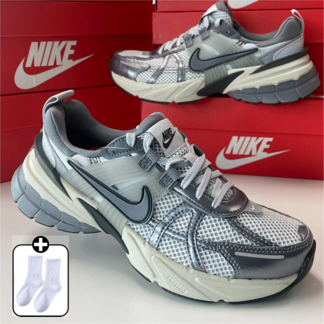 나이키 V2K 런 여성 운동화 통기성 쿠션 데일리 경량 슈즈 (캠벨 증정)