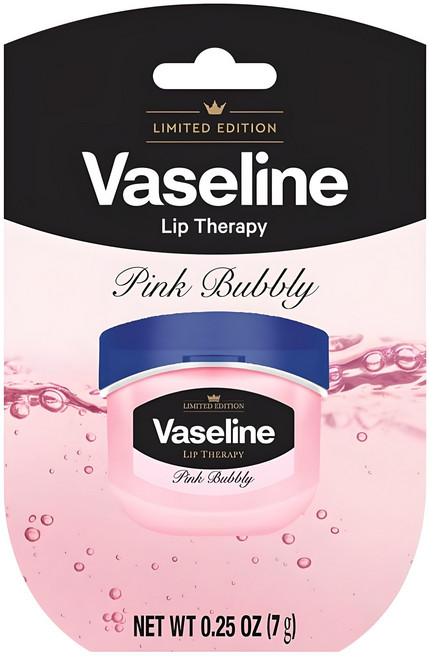 바세린 립테라피 립밤, 핑크버블리, 7g, 1개