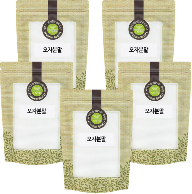 오자 분말 가루 300g x 5팩 (총 1.5kg), 5개