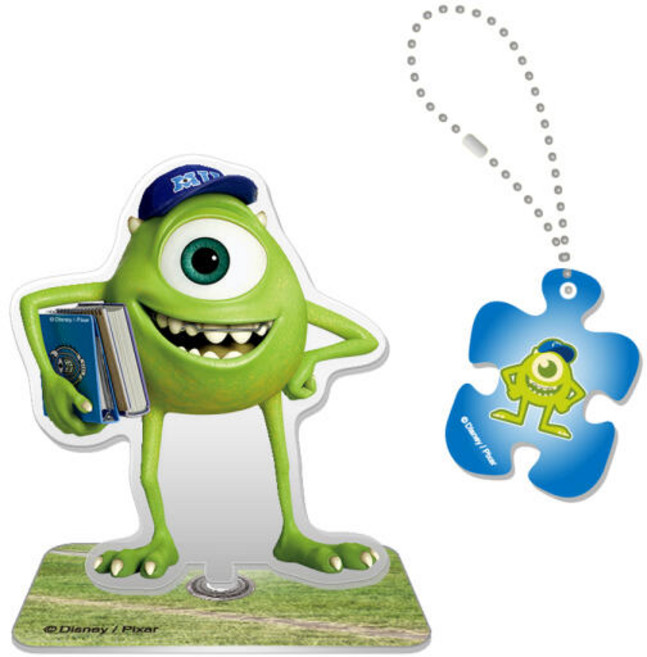 아트박스/퍼즐 라이프 디즈니 몬스터대학교마이크 아크릴스탠드 키링 DAS308