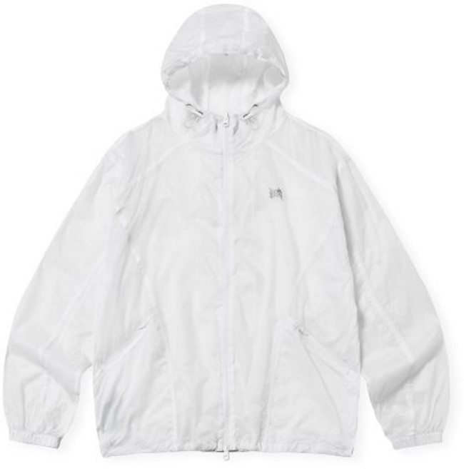 브라운브레스 brownbreath TAG LIGHT WINDBREAKER - WHITE