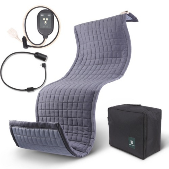 꼼지락탄소매트 이노베이션대형 12V조절기+c타입사용 월산낚시, 1개, 그레이