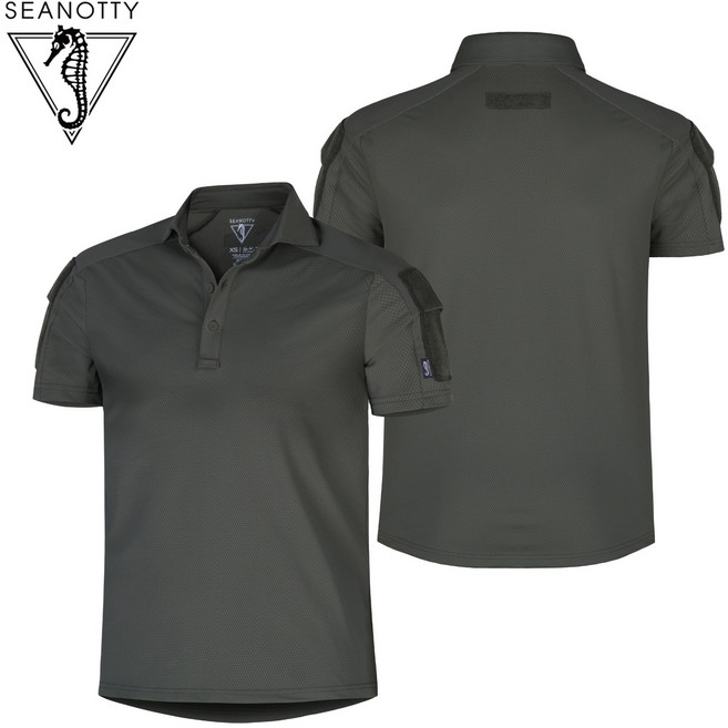 씨노티 레이드 폴로셔츠 택티컬 기능성 시큐리티 컴뱃 카라티 소방 경찰 경호원