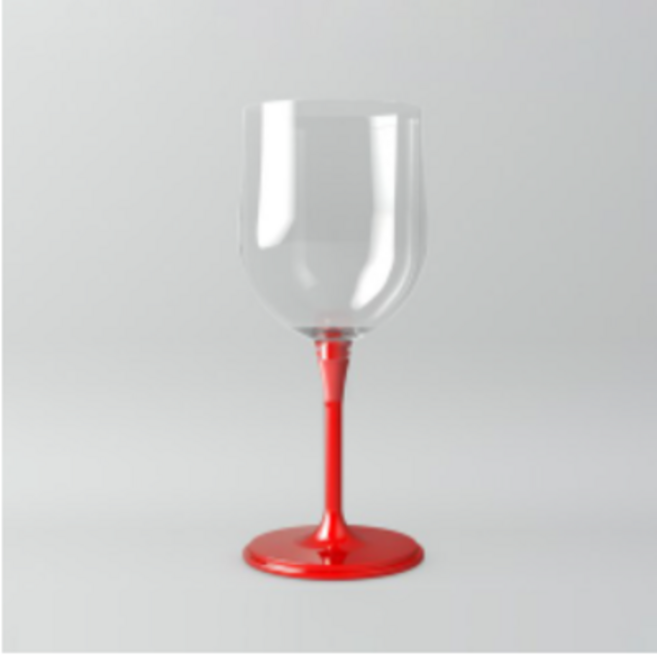 캠핑와인잔 휴대용 피크닉 미니 아웃도어 보소코리아 1인용 +케이스포함, 레드, 1개