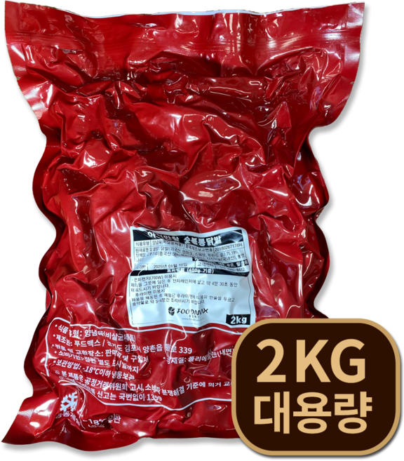 야식만참 숯불통닭발 2Kg, 1개