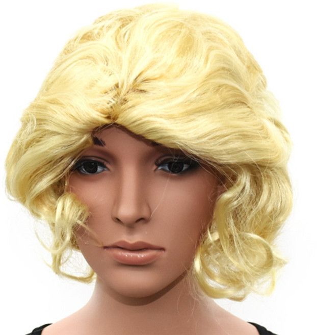 마릴린먼로가발 코스프레 금발 여자 파티 가발