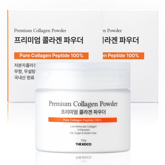 더코코 저분자 콜라겐 파우더, 2개, 100g