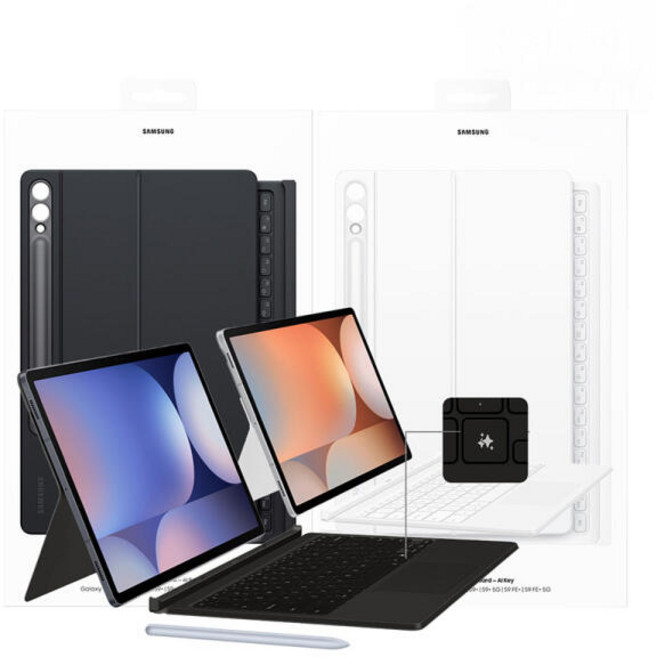 아트박스/삼성전자 삼성 갤럭시탭S10 울트라 AI 키보드 북커버 EF-DX925, 블랙, 블랙, 1개